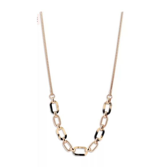 Rose gold színű színes nyaklánc