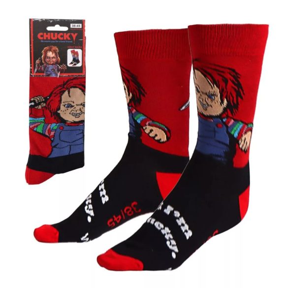 Chucky hosszú szárú zokni 