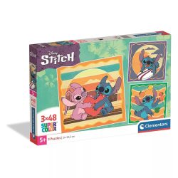 Disney Stitch  3x48 db-os puzzle