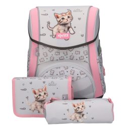 Cicás prémium ergonomikus iskolatáska szett