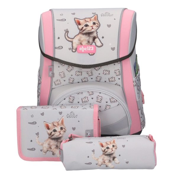 Cicás prémium ergonomikus iskolatáska szett