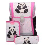 Pandás prémium ergonomikus iskolatáska szett
