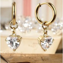 14 karátos arannyal bevont fülbevaló