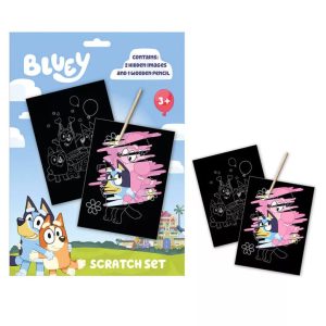 Bluey scratch képkarcoló készlet