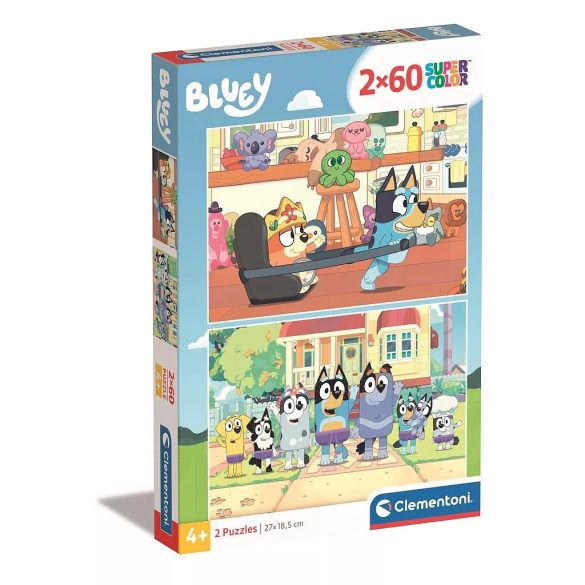 Bluey 2x60 db-os puzzle Clementoni