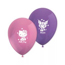 Hello Kitty léggömb, lufi 8 db-os