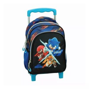 Sonic a sündisznó gurulós ovis hátizsák, táska