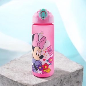 Disney Minnie műanyag matt szívószálas kulacs