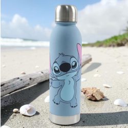Stitch műanyag kulacs csavaros kupakkal