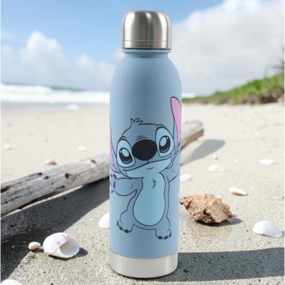 Stitch műanyag kulacs csavaros kupakkal