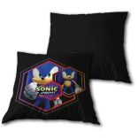Sonic a sündisznó párna, díszpárna levehető huzattal 35x35 cm