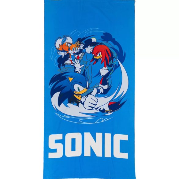 Sonic a sündisznó fürdőlepedő, strand törölköző