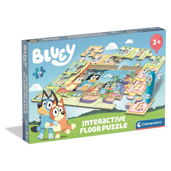 Bluey interaktív 24 db-os puzzle Clementoni