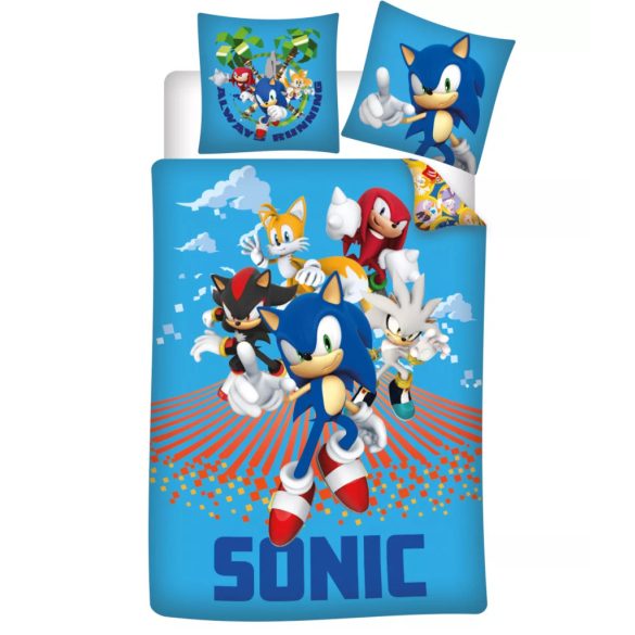 Sonic a sündisznó gyerek ágyneműhuzat