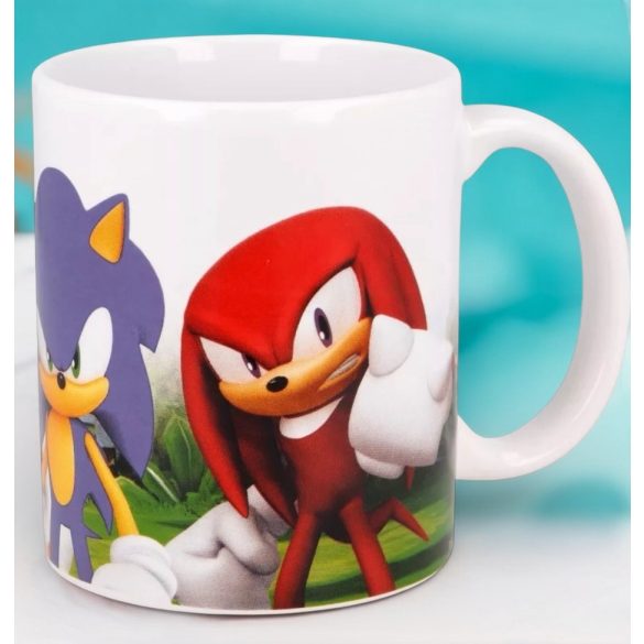 Sonic a sündisznó porcelán bögre
