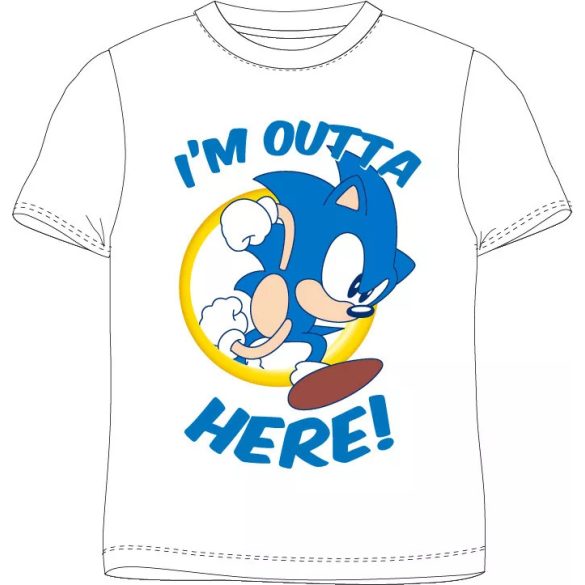 Sonic a sündisznó gyerek rövid póló, felső