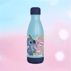 Stitch műanyag kulacs csavaros kupakkal