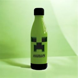 Minecraft műanyag kulacs csavaros kupakkal