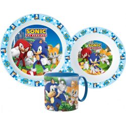 Sonic a sündisznó Étkészlet, micro műanyag szett