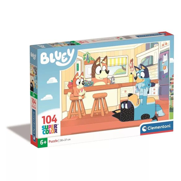 Bluey puzzle 104 db-os Clementoni