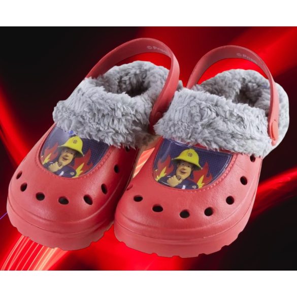 Sam a tűzoltó gyerek téli papucs