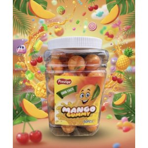 Mango gummy candy családi kiszerelés 50 db-os