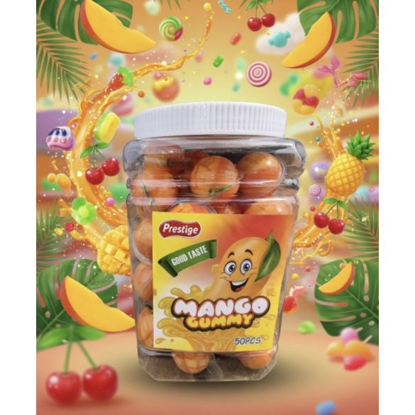 Mango gummy candy családi kiszerelés 50 db-os