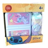 Stitch szendvicsdoboz + alumínium kulacs szett