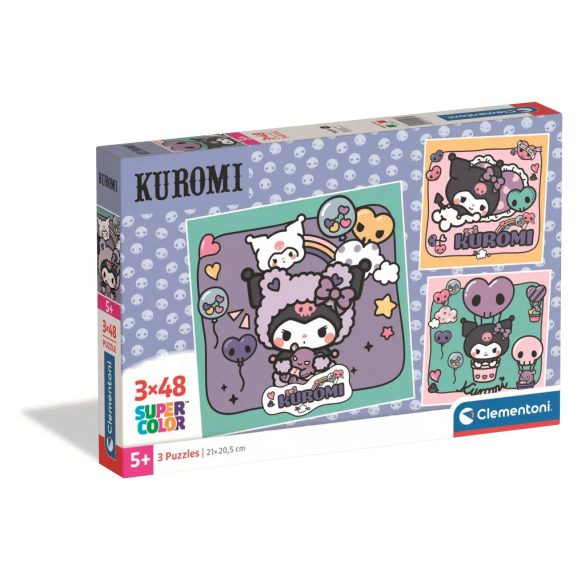 Hello Kitty 3x48 db-os puzzle Clementoni