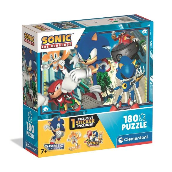 Sonic a sündisznó puzzle 180 db-os Clementoni