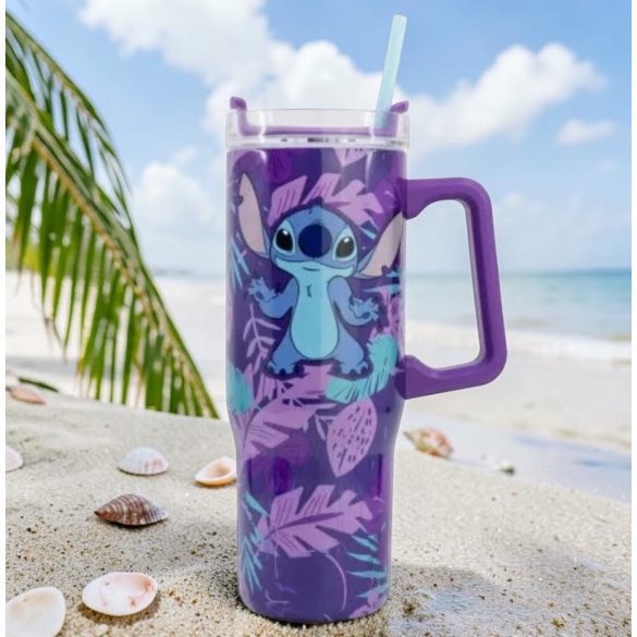 SZIGETELT ROZSDAMENTES ACÉL XL UTAZÓ BÖGRE 940 ML STITCH