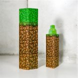 Minecraft műanyag kulacs csavaros kupakkal 650 ml