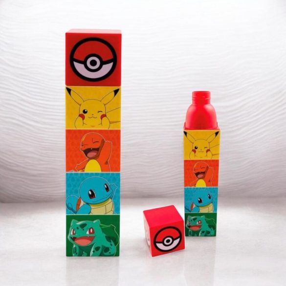 Pokémon műanyag kulacs csavaros kupakkal 650 ml