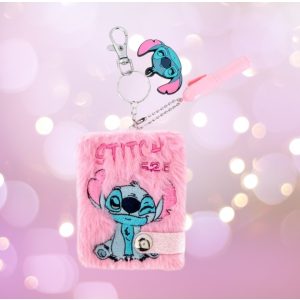 Stitch plüss A7 mini notesz tollal, kulcstartóval