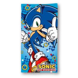 Sonic a sündisznó fürdőlepedő, strand törölköző