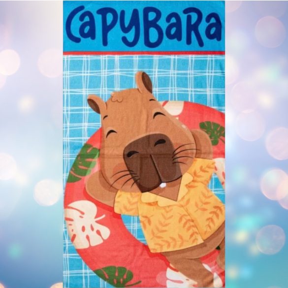 Capybara, Kapibara fürdőlepedő.