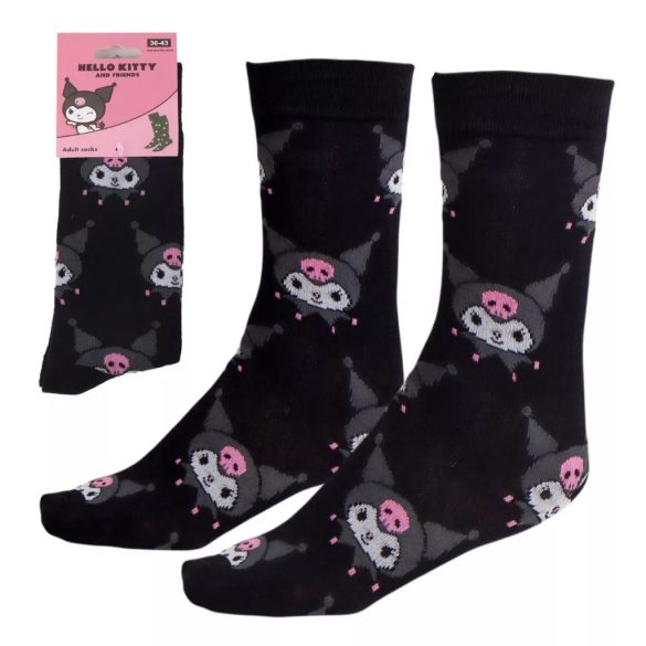 Hello Kitty felnőtt hosszú szárú zokni 36/43