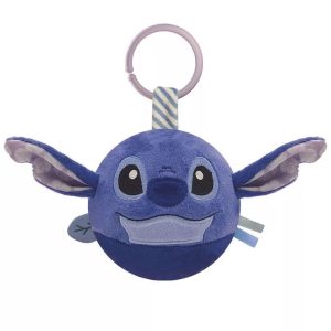 Stitch plüss labdafigura, baba csörgő