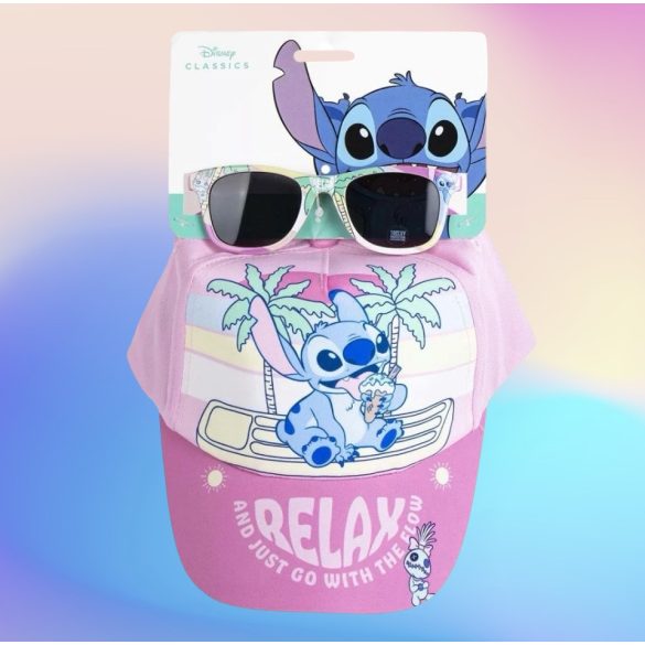 Stitch napszemüveg és baseball sapka szett