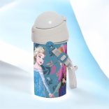 Disney Jégvarázs műanyag szívószálas kulacs akasztóval 500 ml