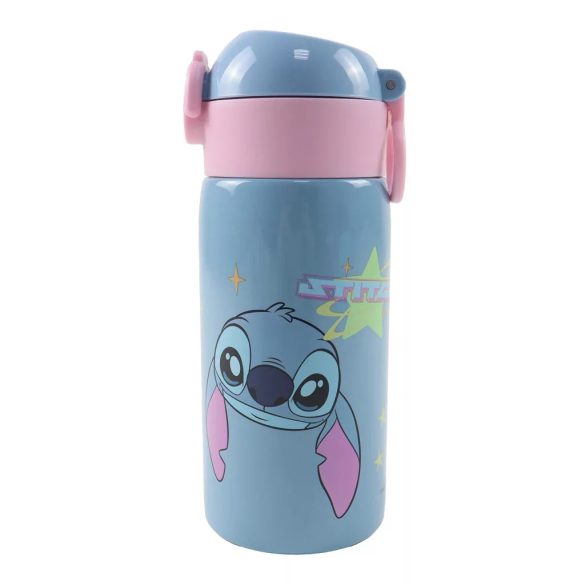 Stitch alumínium szívószálas kulacs 500 ml