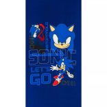 Sonic a sündisznó fürdőlepedő, strand törölköző