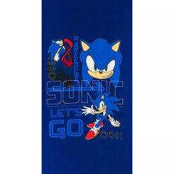 Sonic a sündisznó fürdőlepedő, strand törölköző