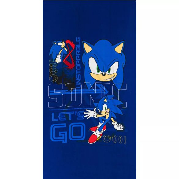 Sonic a sündisznó fürdőlepedő, strand törölköző