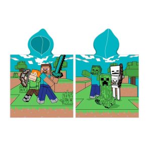 Minecraft strand törölköző poncsó