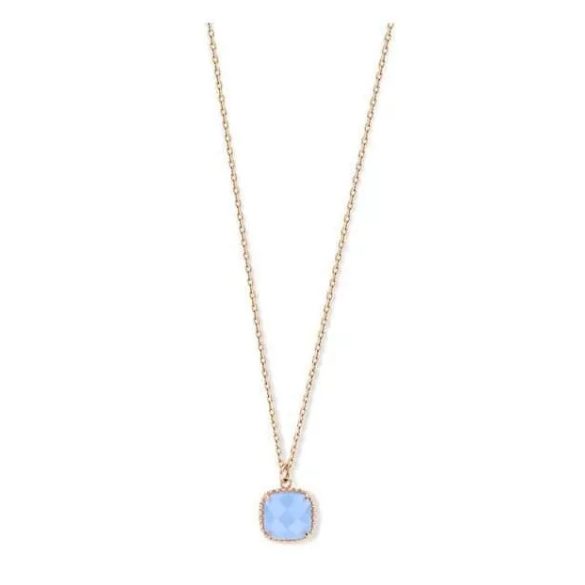 Victoria Rose gold színű kék köves nyaklánc
