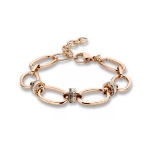 Rose gold színű köves karkötő