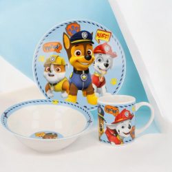 Mancs Őrjárat boy porcelán étkészlet Díszdobozban
