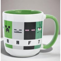 Minecraft porcelán bögre