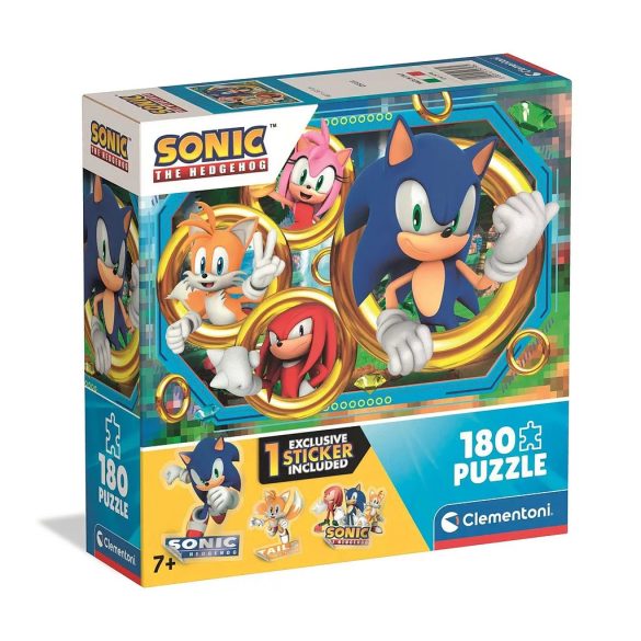 Sonic a sündisznó puzzle 180 db-os Clementoni